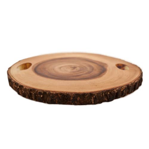 Acacia Natural Round Cheese Board