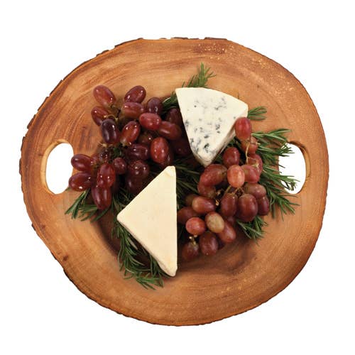 Acacia Natural Round Cheese Board