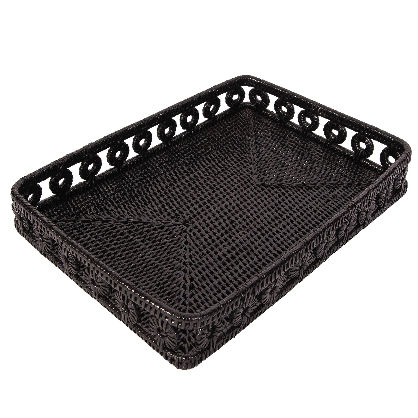 Rectangular Rattan Tray