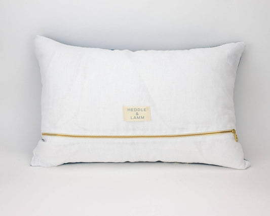 Diya Lumbar - Ivory Indian Wool Pillow Cover