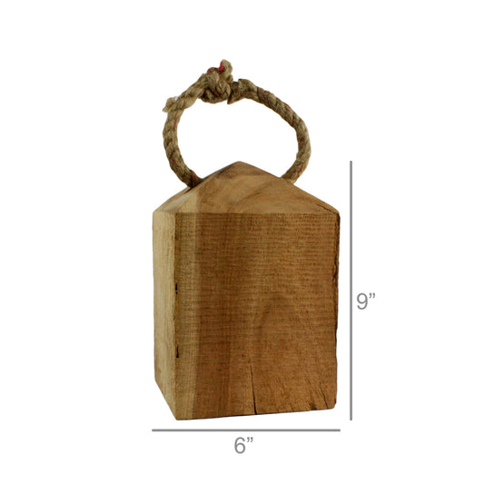 Wood Door Stop, Square