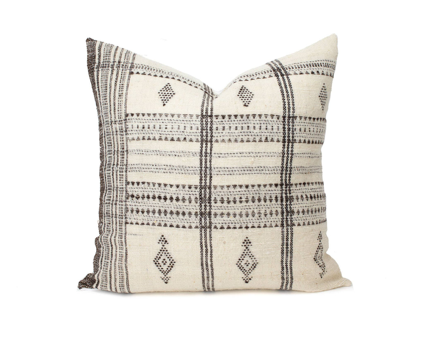 Aditi - 20" Ivory Indian Wool Pillow Cover