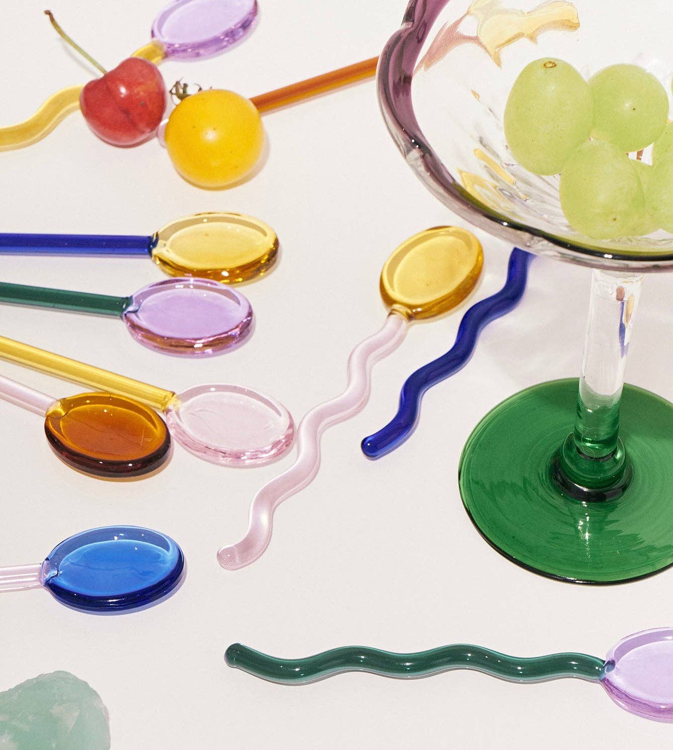 Glass Cocktail Spoon