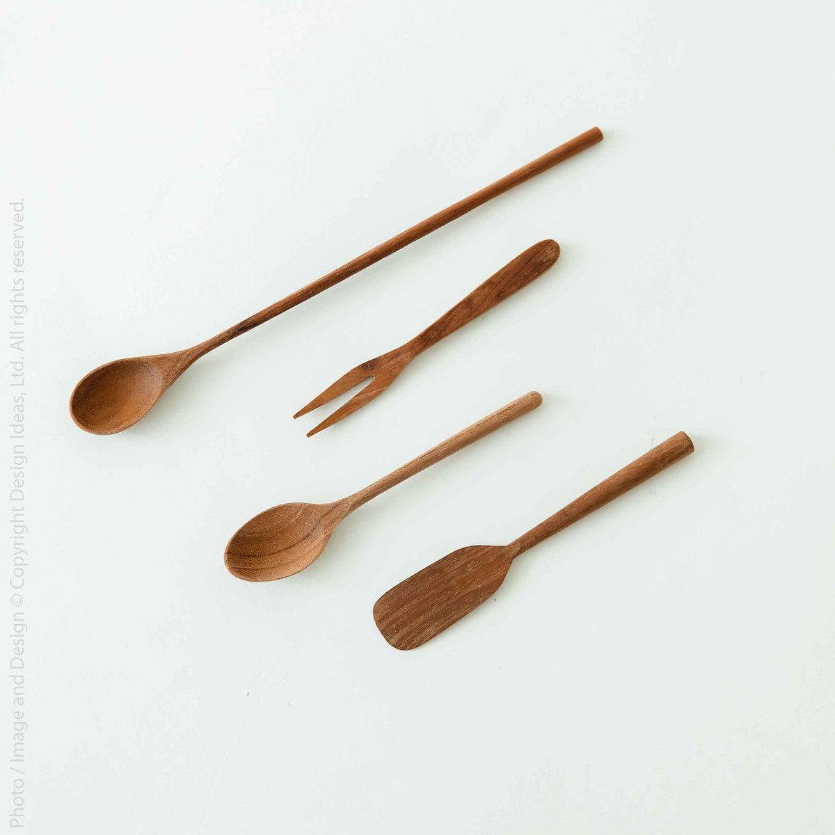 Teak Serving Fork