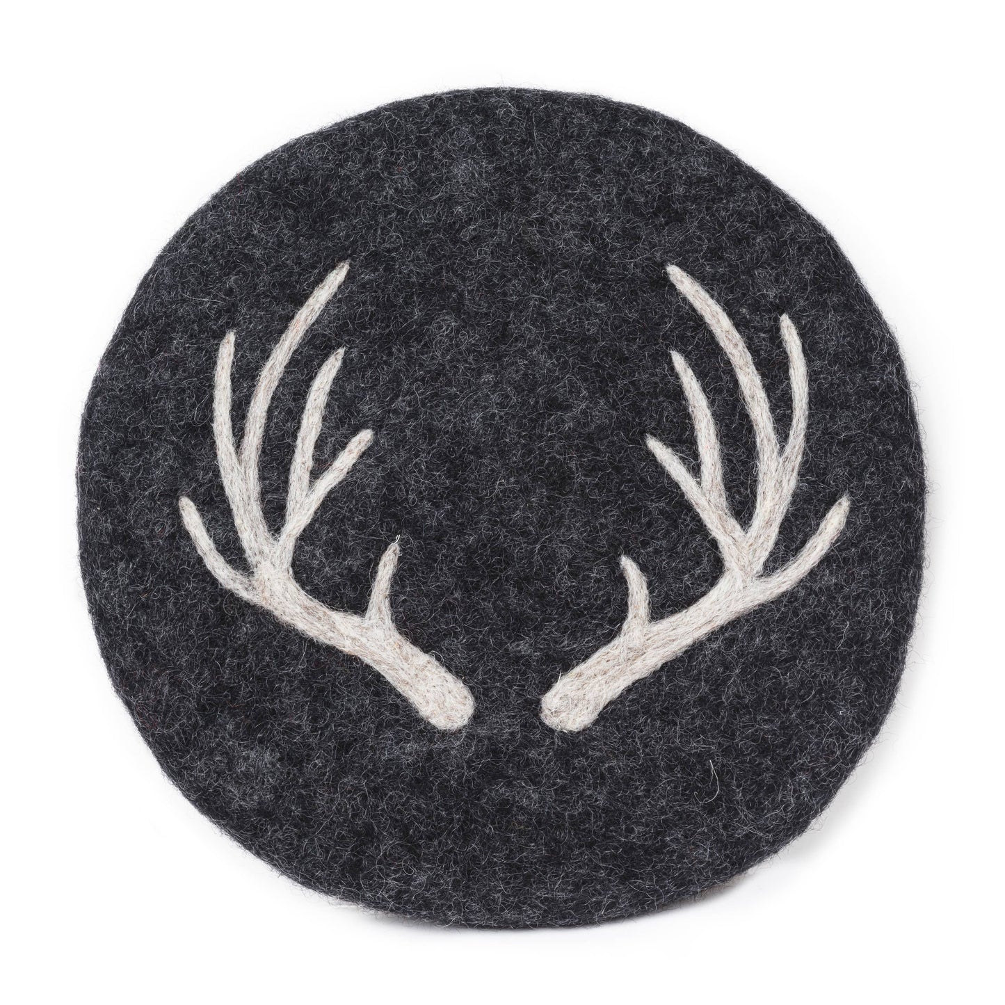 Stag Horn Trivet - Charcoal