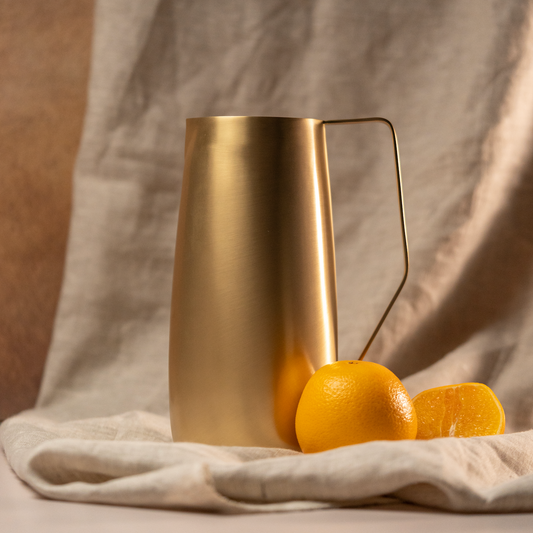 Artisan Brass Pitcher