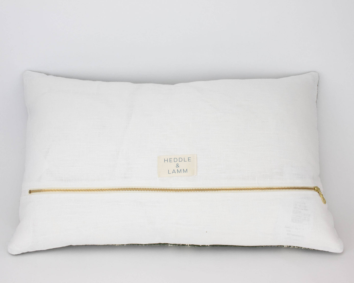 Viti Lumbar - Black Indian Wool Pillow Cover