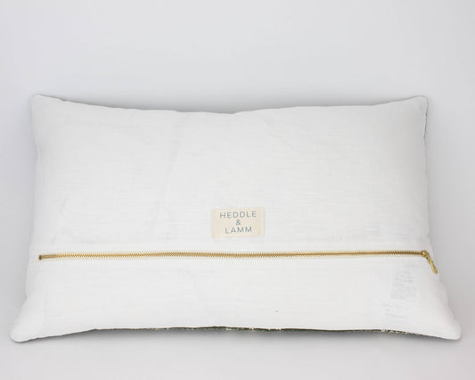 Viti Lumbar - Black Indian Wool Pillow Cover