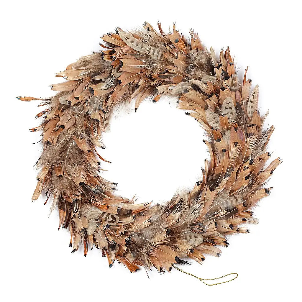Pheasant Feather Wreath