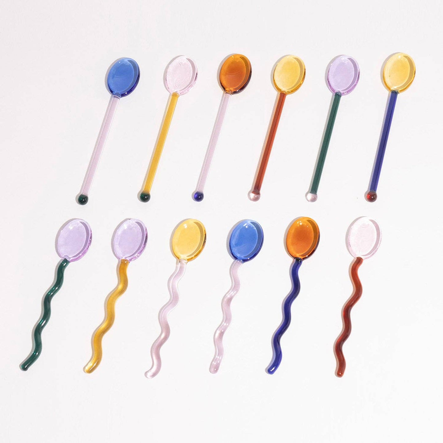 Glass Cocktail Spoon