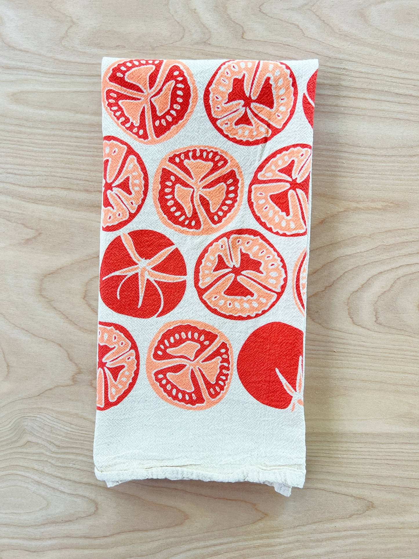 Flour Sack Fruit Tea Towels