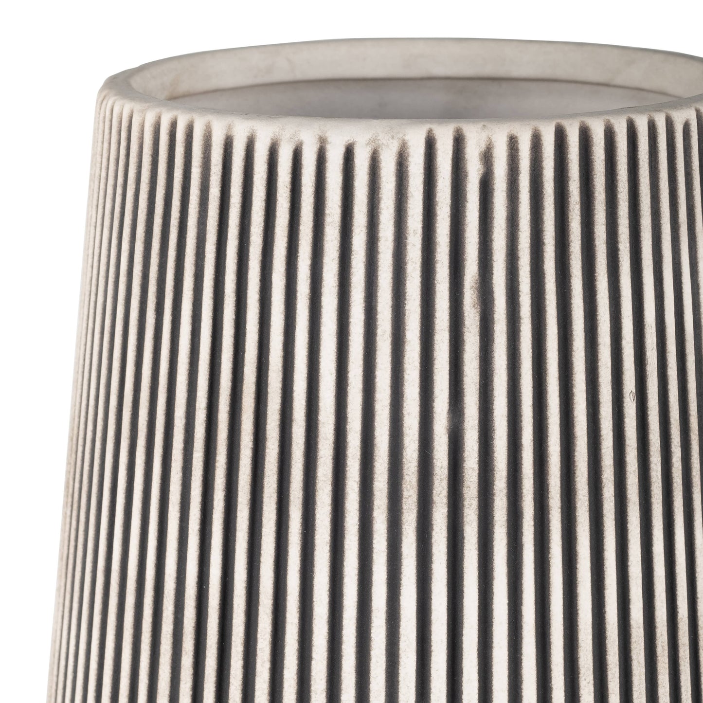 Textured Ribbed Vase