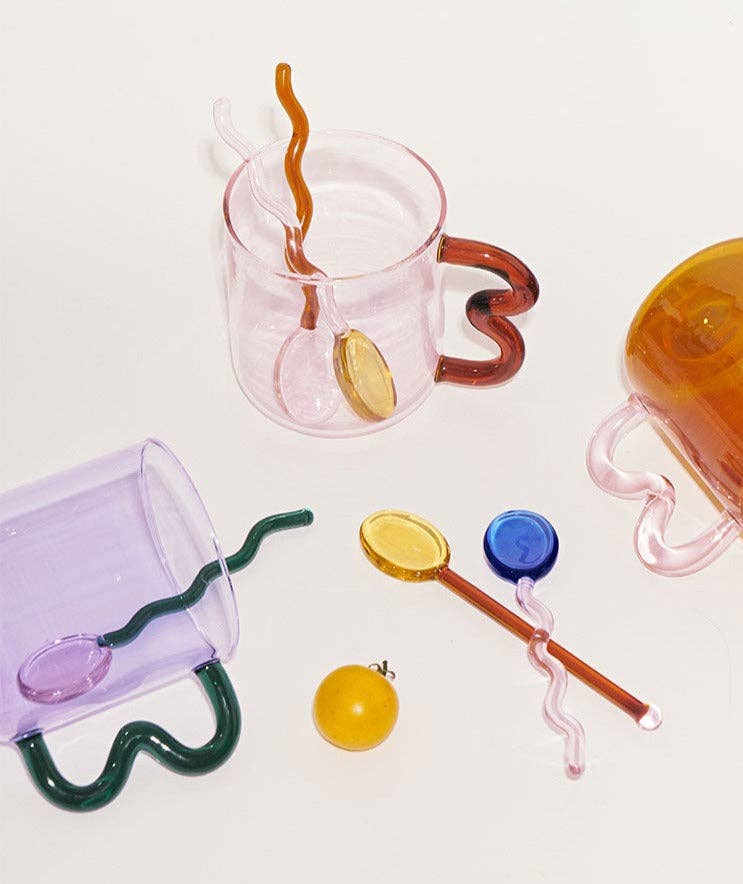 Glass Cocktail Spoon