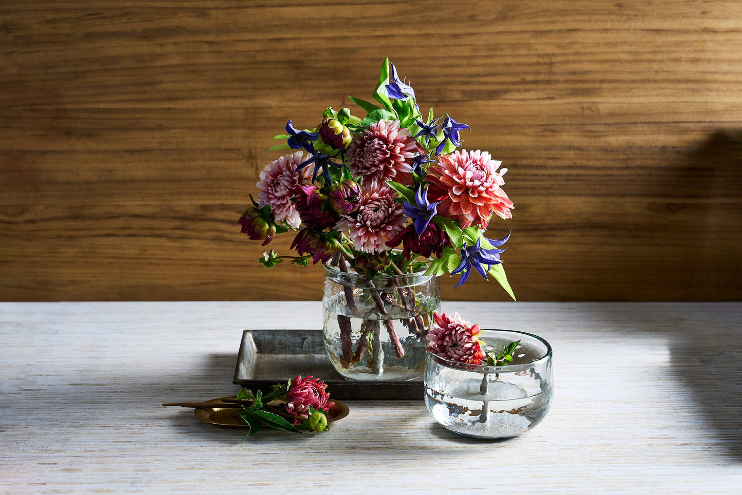Floral Flower Frog - Tall