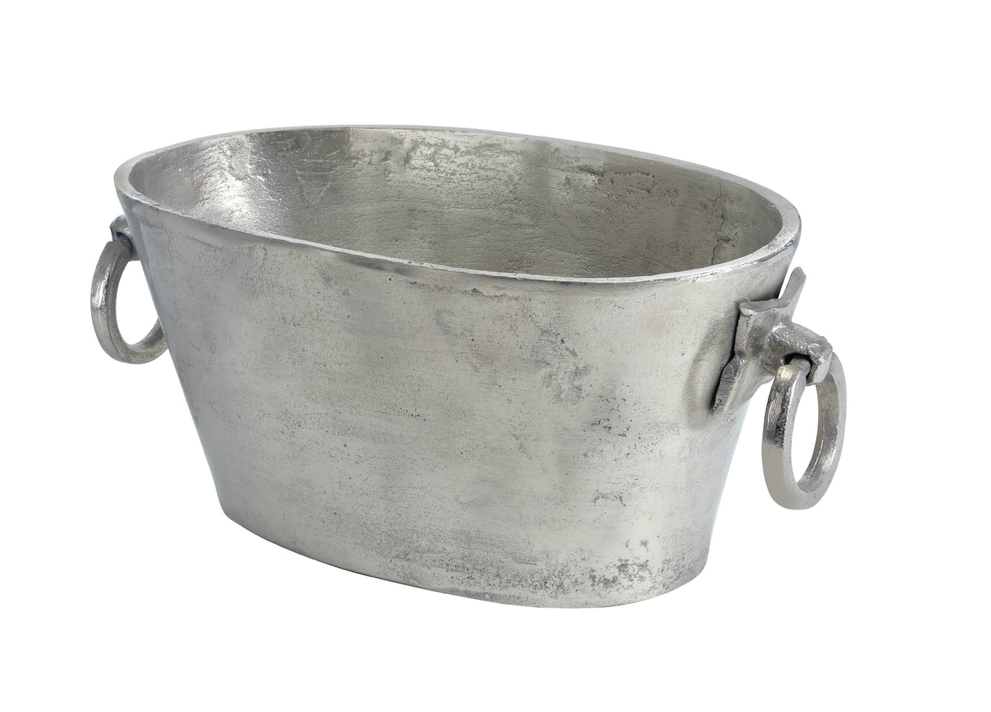 Raw Nickel Wine Bucket/Planter