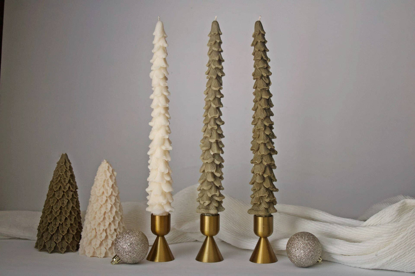 Tree Taper Candle - Beeswax / Soy