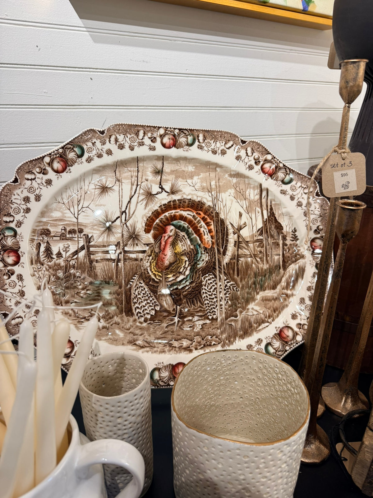 Vintage - Johnson Brothers "His Majesty" Turkey Platter