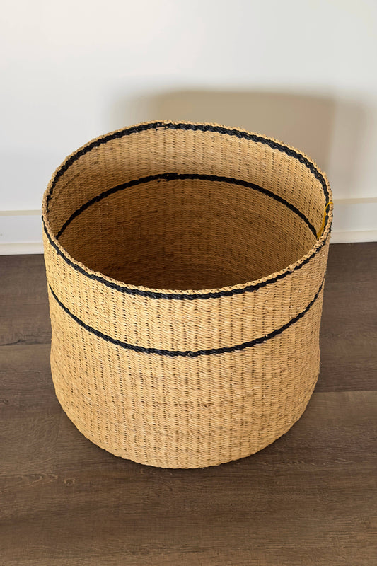 Stripe Planter & Storage Basket