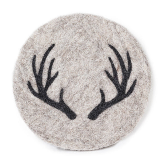 Stag Horn Trivet - Oatmeal