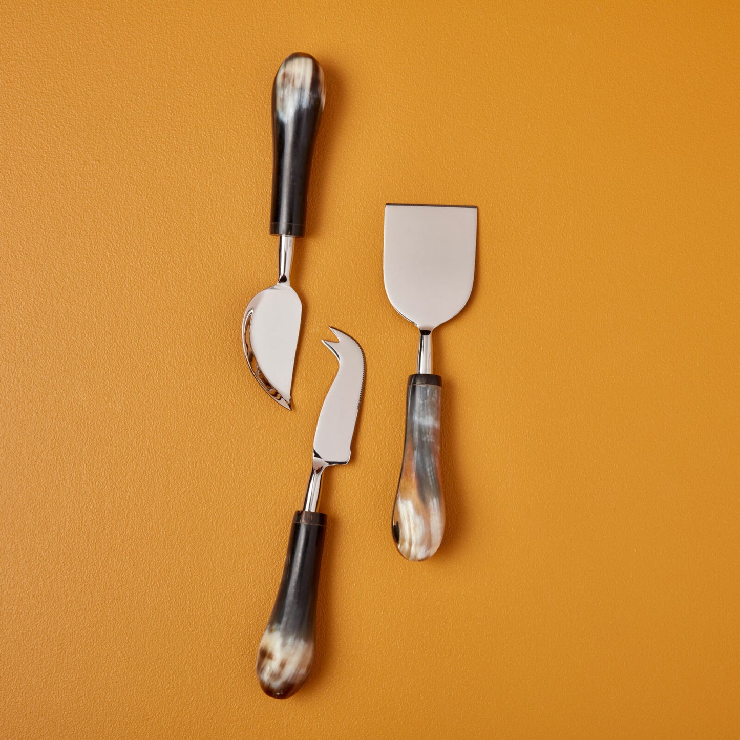 Cheese Tools Set - Horn & Stainless