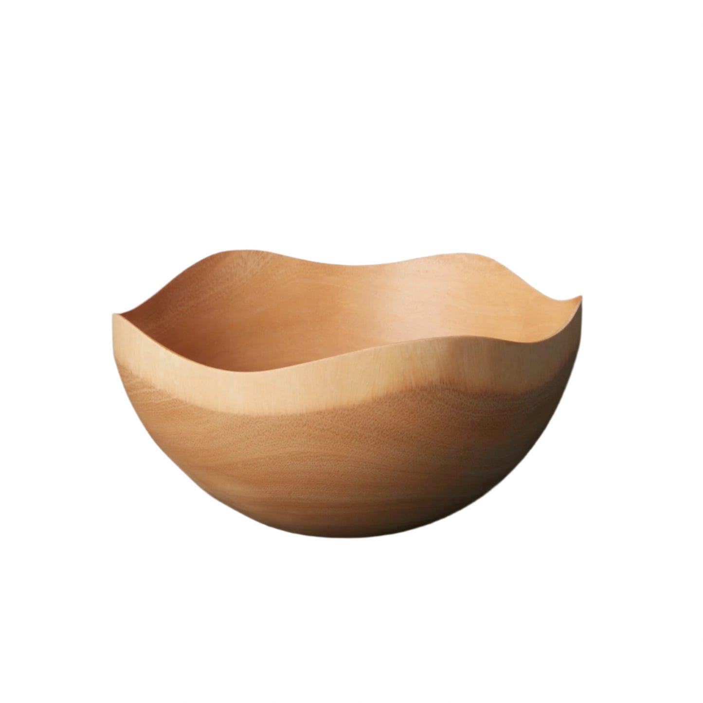 Mango Wood Wavy Edge Bowl