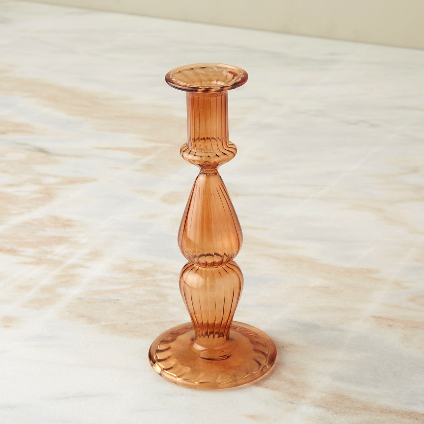 Glass Candle Holder