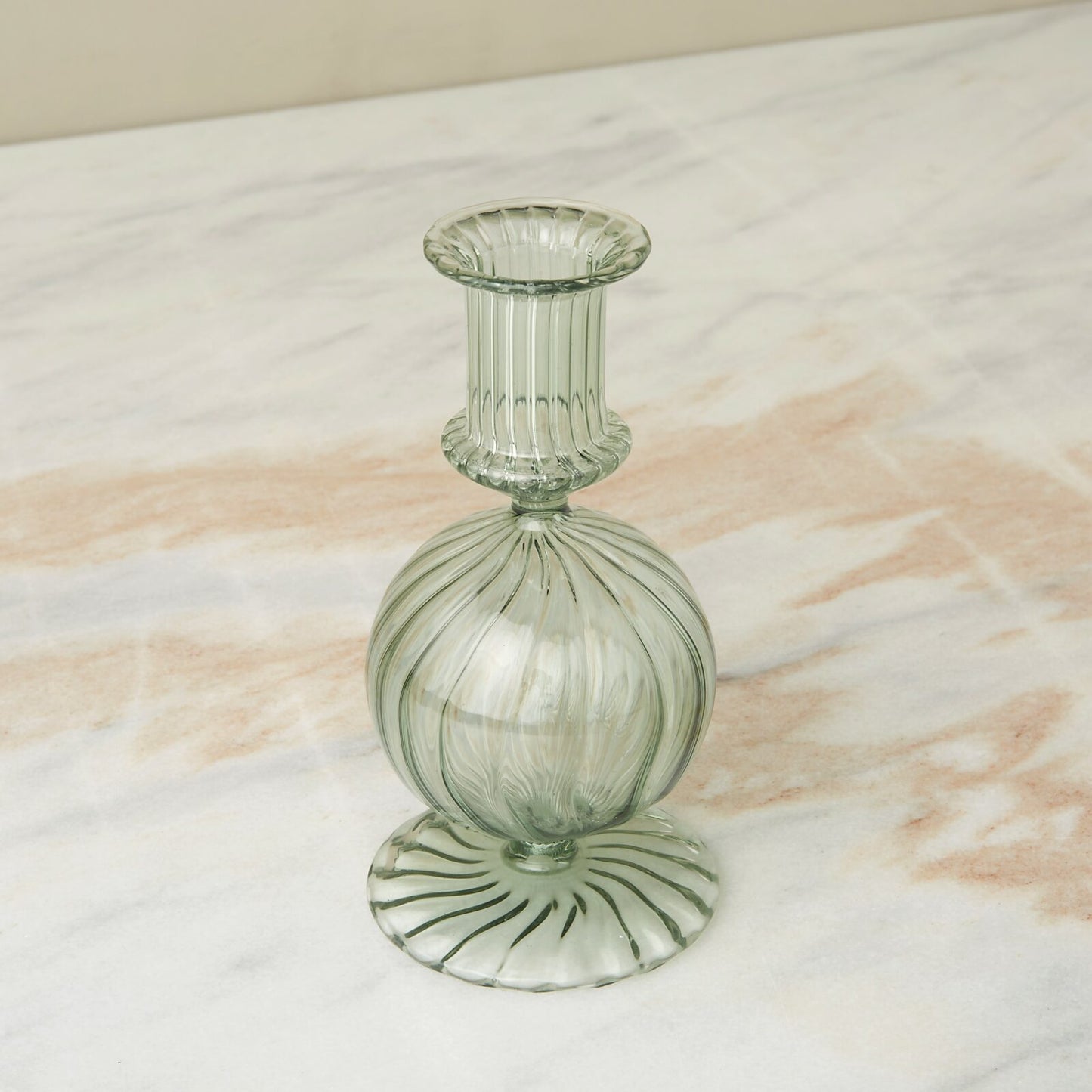 Glass Candle Holder