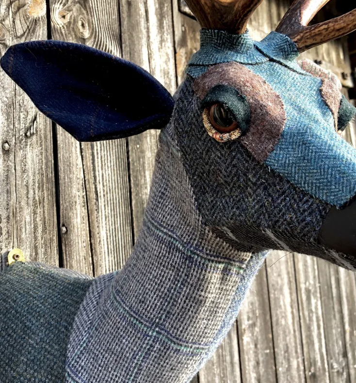 Textile Deer Head - Phillipe