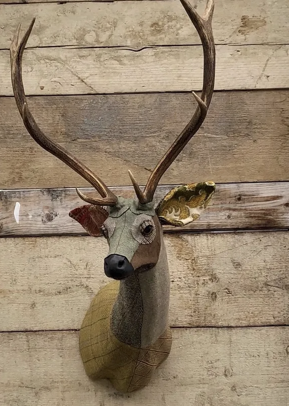 Textile Deer Head - Scott