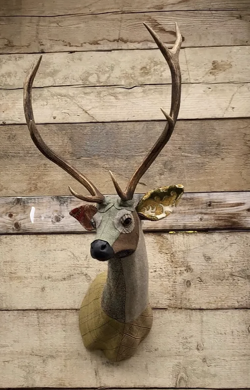 Textile Deer Head - Scott