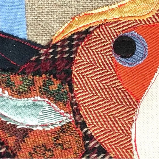 Moon Fox Throw Pillow