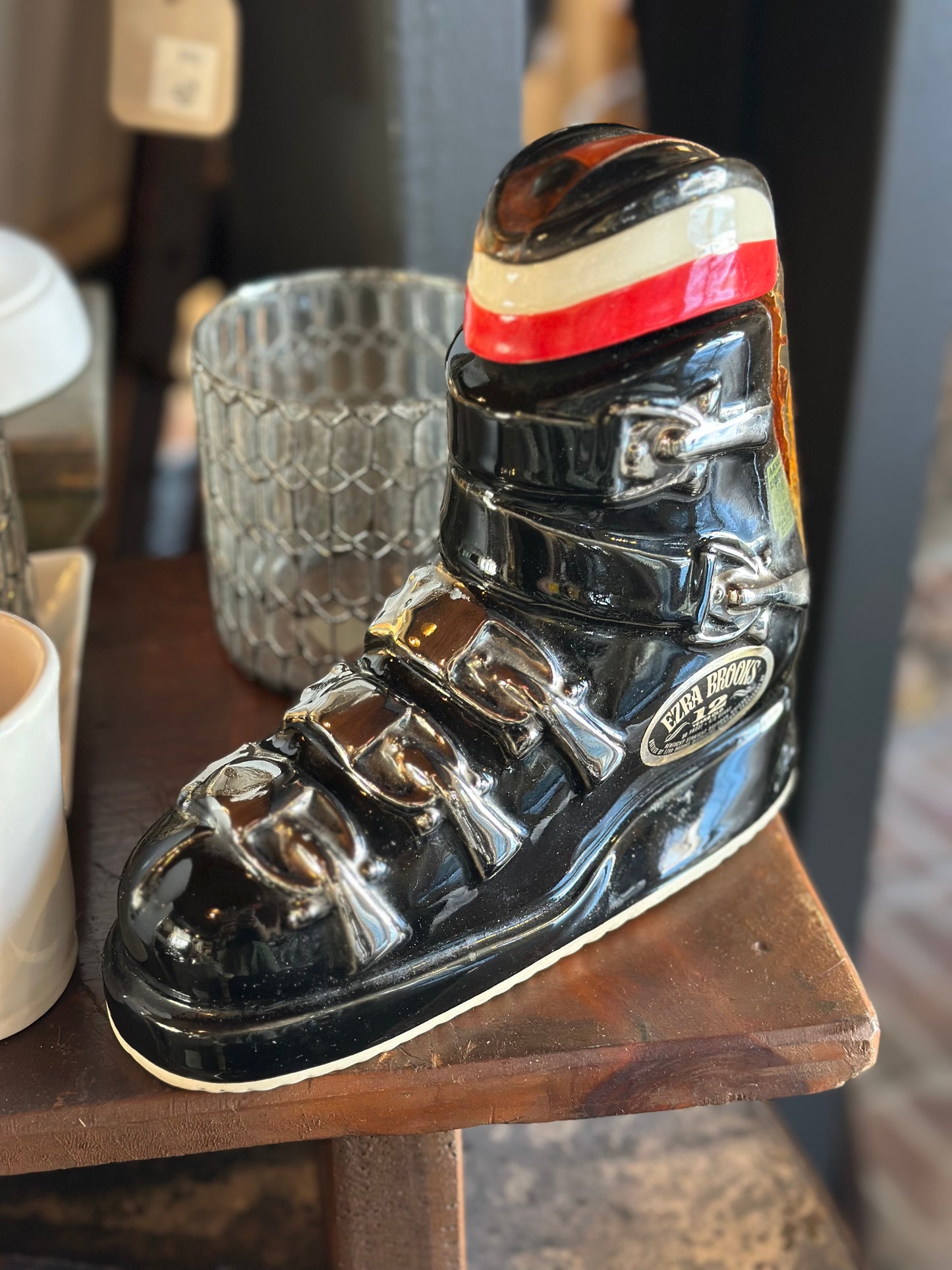 Vintage - Vermont Ski Boot Bourbon Bottle