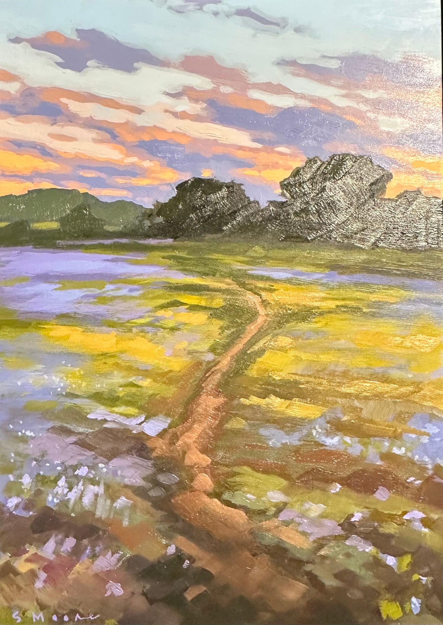 Lavender Peach Sunrise
