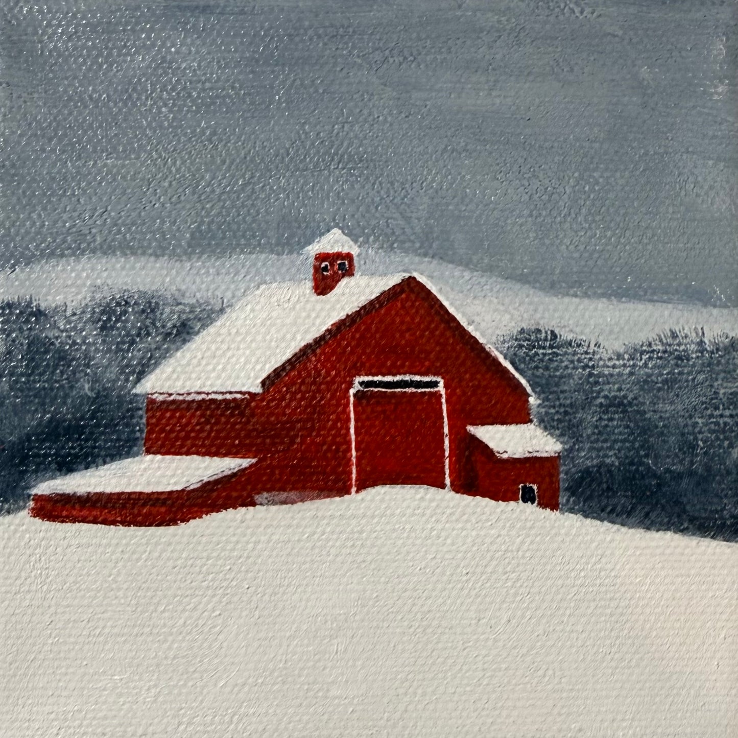 Winter Studies: My Favorite Barn
