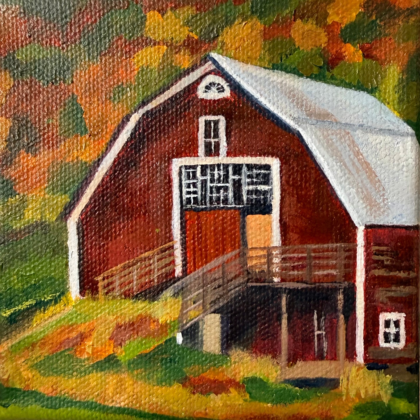 Small Studies: Barn in Autumn