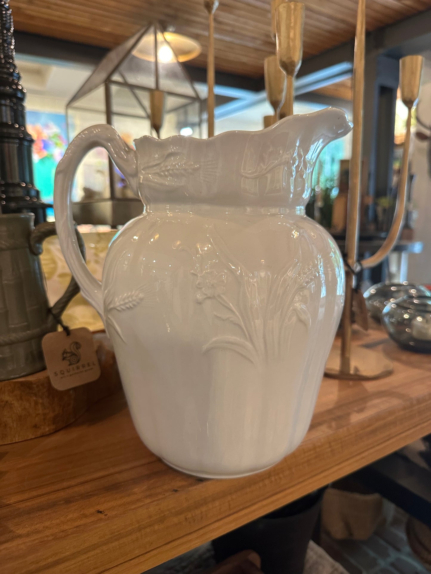 Vintage Royal Ironstone Pitcher - Alfred Meakin England