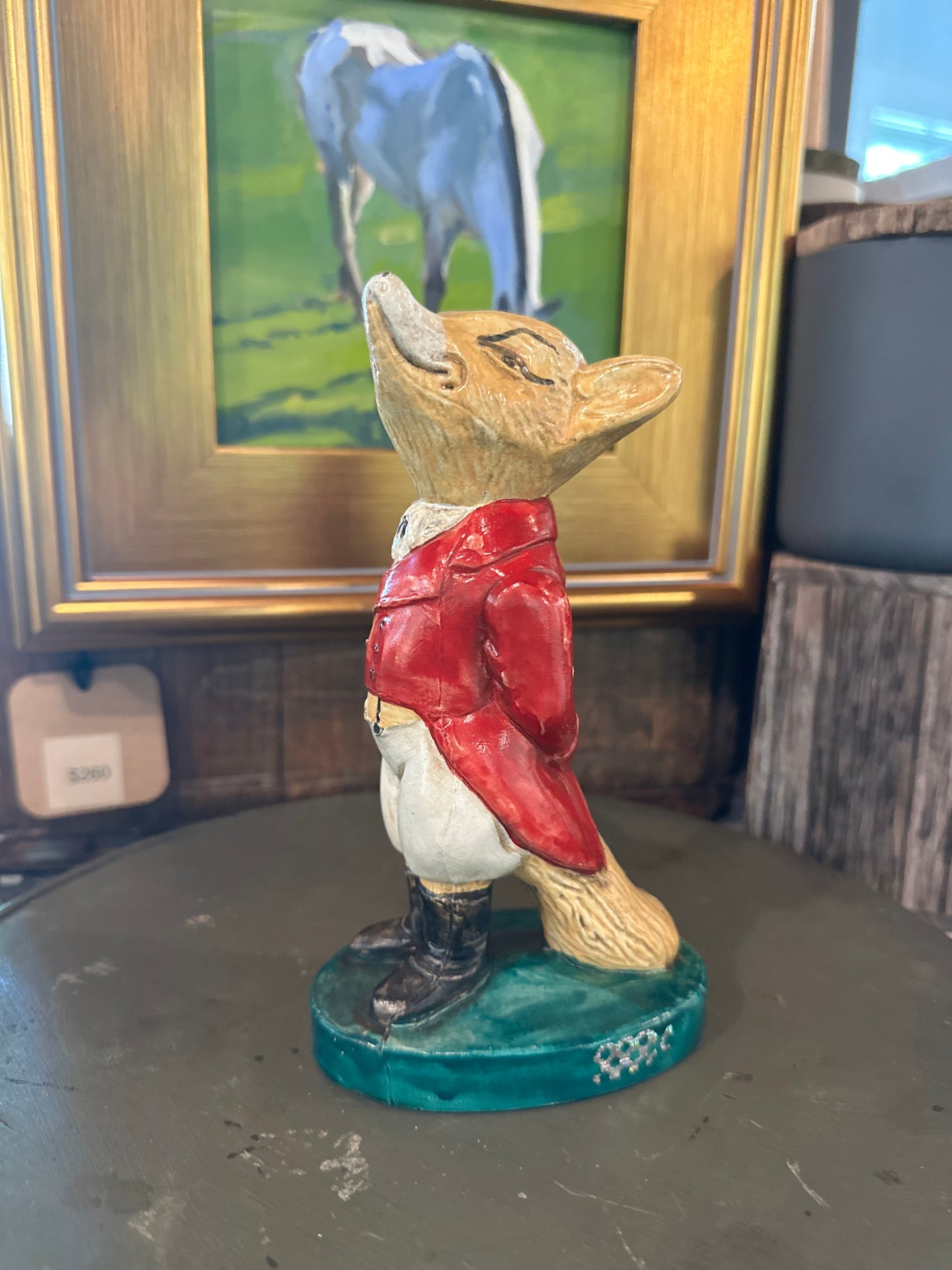 Vintage Figural Hunting Fox Bottle Opener