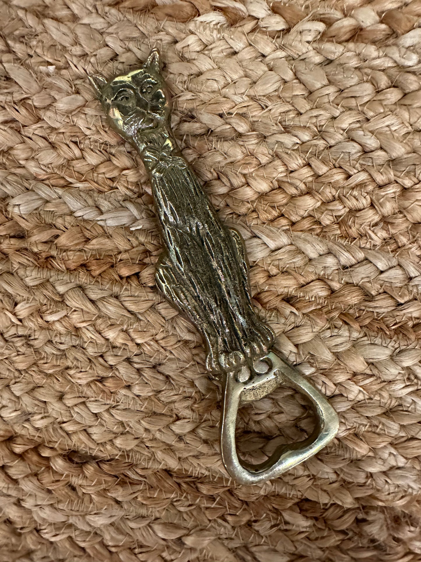 Vintage Flat Brass Bottle Openers