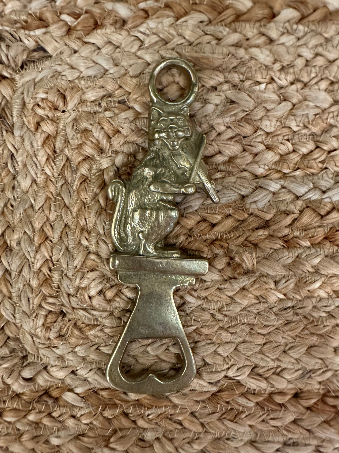 Vintage Flat Brass Bottle Openers