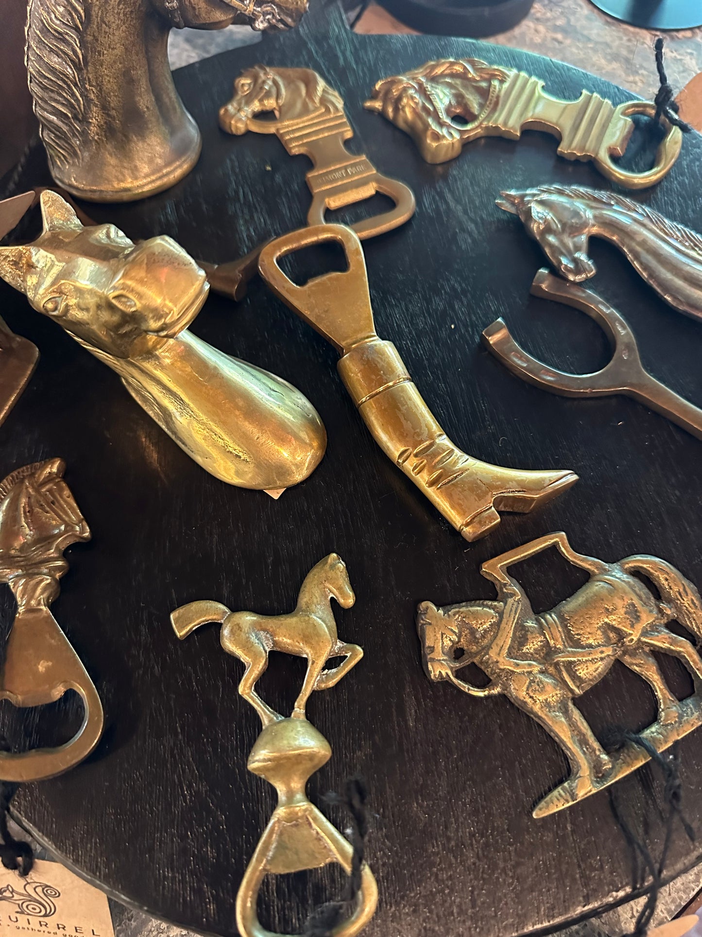 Vintage Flat Brass Bottle Openers