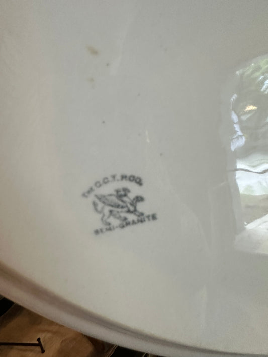 Vintage Ironstone Platter