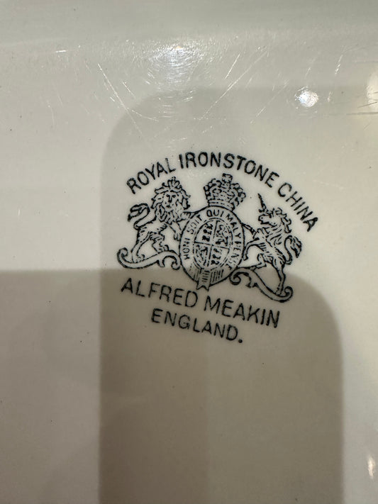 Vintage Ironstone Platter - Alfred Meakin England
