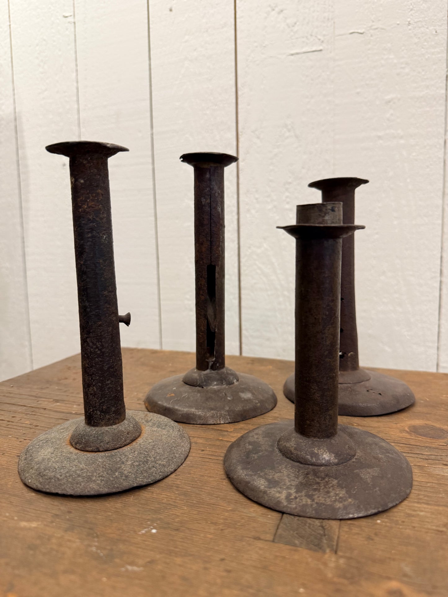 Vintage Hogscraper Candlestickes