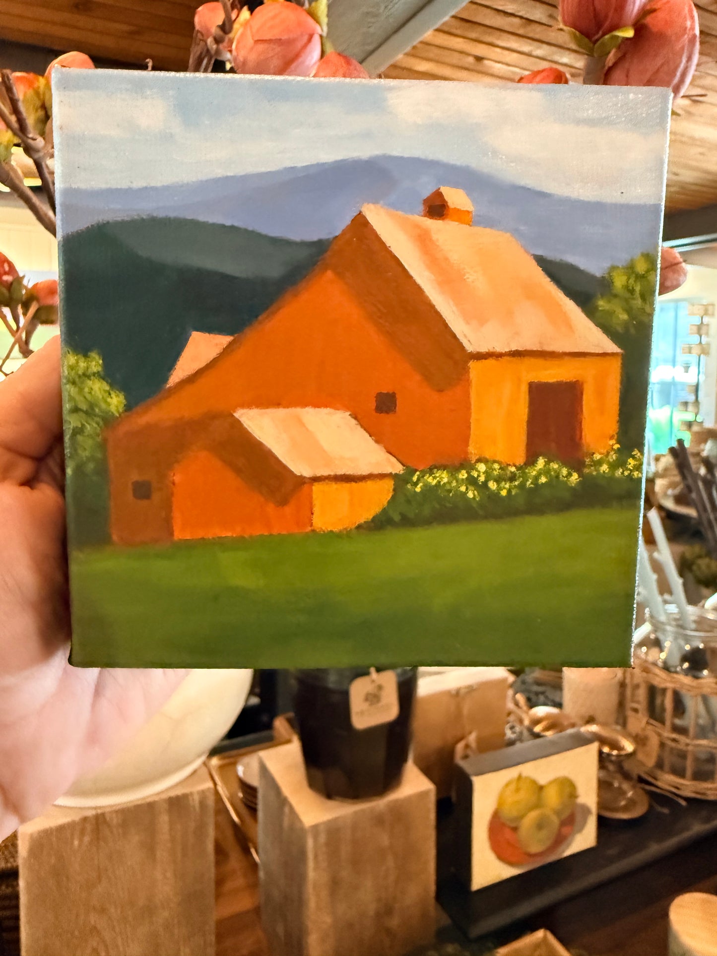 Barn Studies: Rustic Orange, North Hero