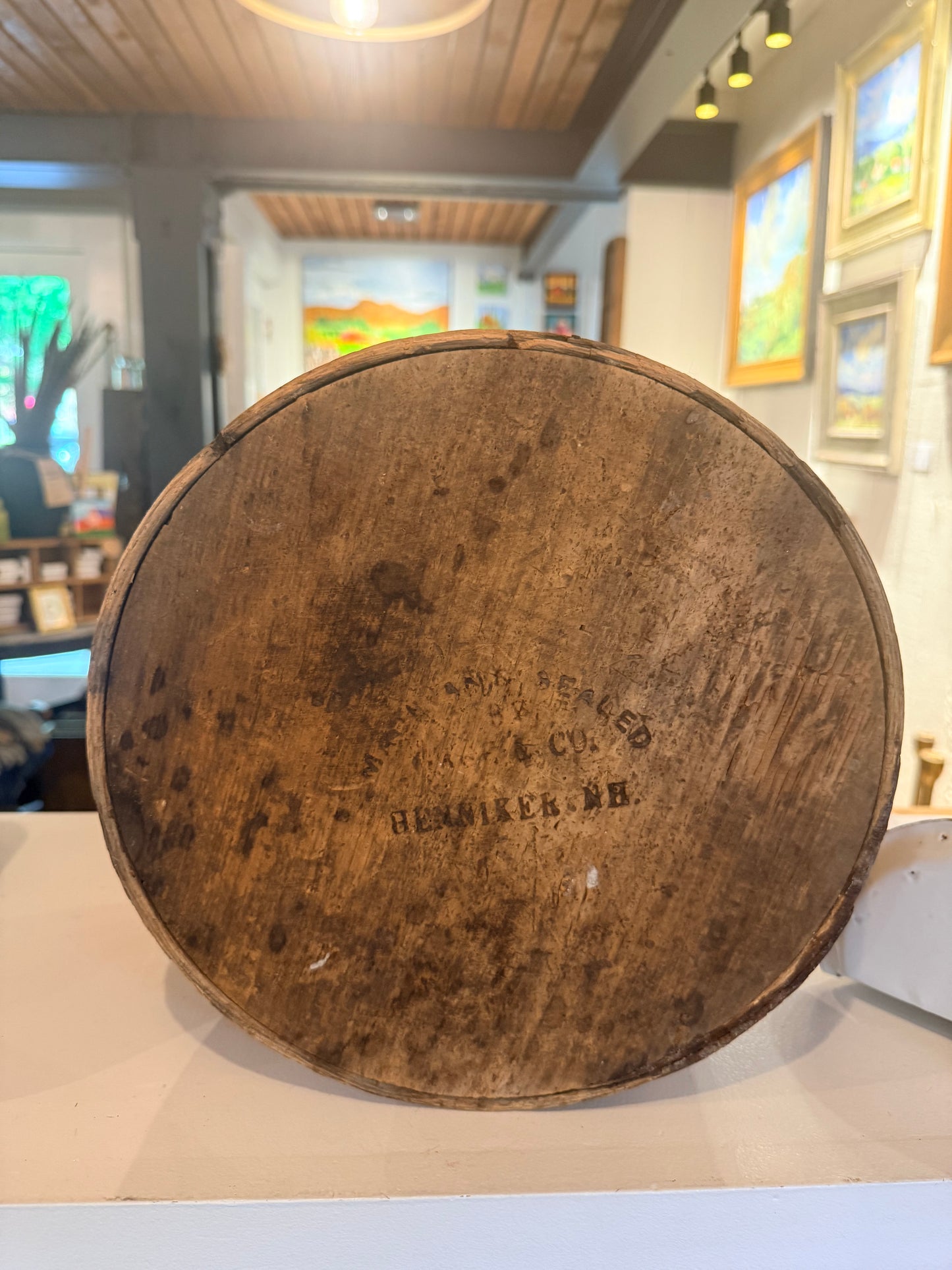 Vintage Bent Wood Dry Measure