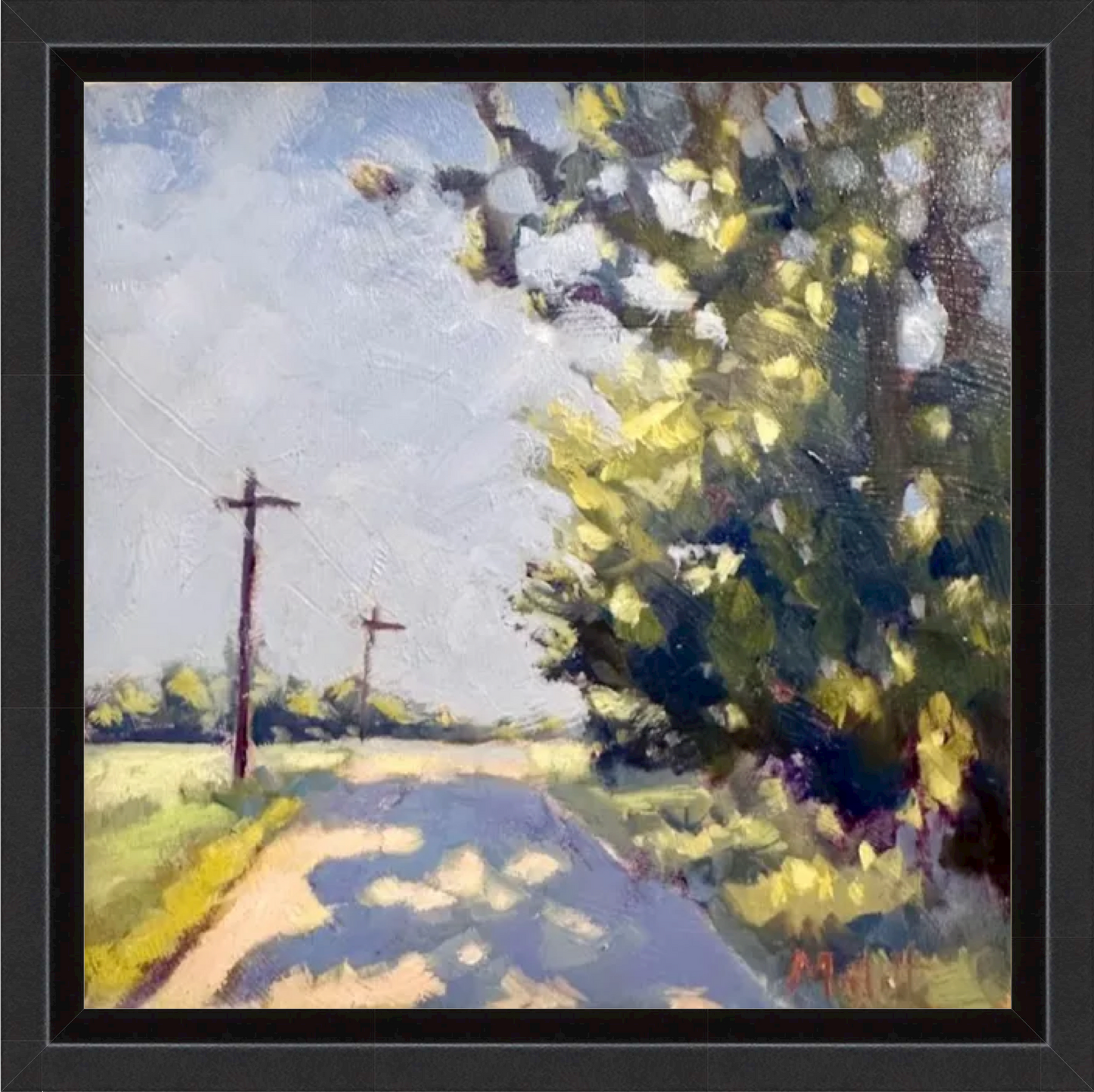 Suburban Landscape Dusk Drive