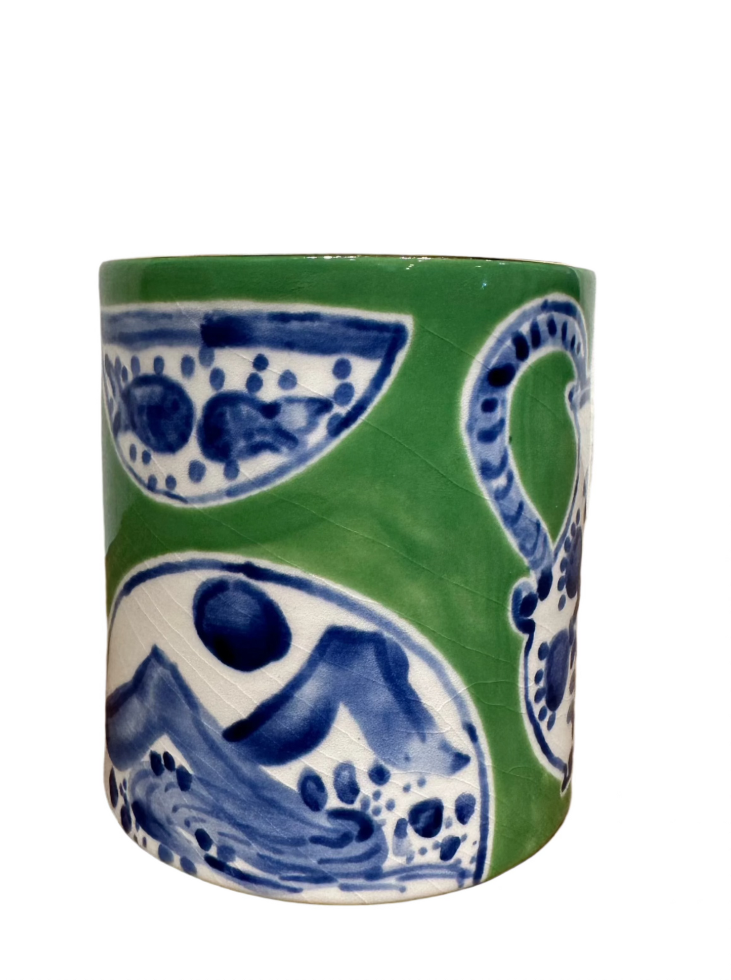 Peony Vase - Freer House in Kelly and Delft