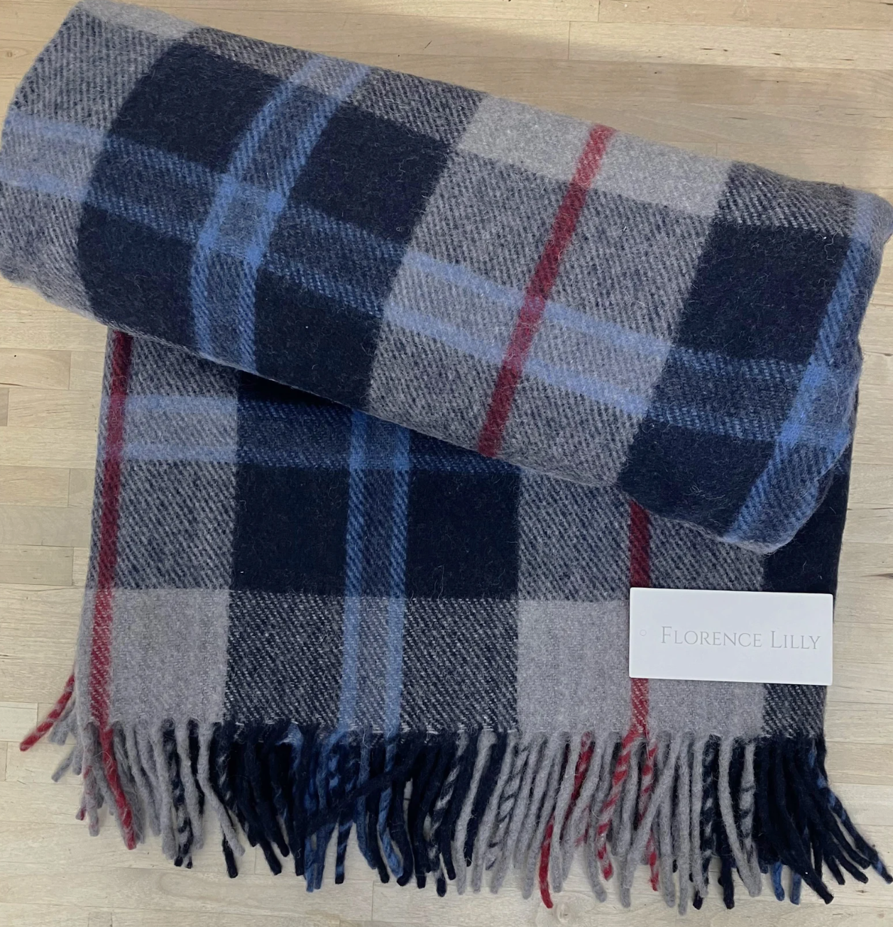 Recycled Plaid Wool Blankets