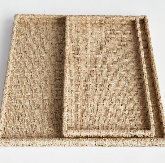 Ottoman Woven Grass Tray