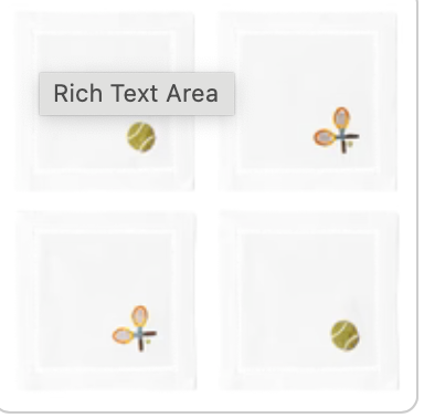 Cloth Embroidered Cocktail Napkins